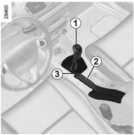 RENAULT MEGANE CC 3 2012 - LEVIER DE VITESSES/FREIN À MAIN - 1