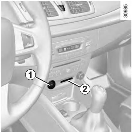 RENAULT MEGANE CC 3 2012 - DÉMARRAGE, ARRÊT DU MOTEUR (1/3) - 1