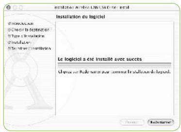 Installation du logiciel Le logiciel a été installé avec succès Clayce sur Role sur à pour terminant installés du logiel.