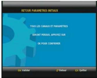 SAGEM ITD 61 - 5-5 RETOUR AUX PARAMÉTRES INITIAUX - 1