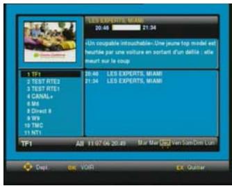 SAGEM ITD 58N - 7-9 GUIDE DES PROGRAMMES (non disponible sur ITD 58N/59N/60N) - 1