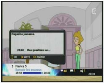 SAGEM ITD 58N - 7-3 INFORMATIONS DÉTAILLÉES SUR LES PROGRAMMES - 2
