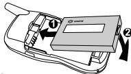SAGEM MW304X - Installation de la carte SIM et de la batterie - 3