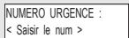 SAGEM D50T - Programmer un numero d'urgence - 10