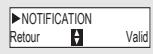 SAGEM D50T - Modifier la Notification (selon opérateur) - 5