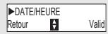 SAGEM D50T - Modifier la date et l'heure - 2