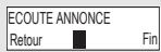 SAGEM D50T - Enregister uneannounce personnelle - 5