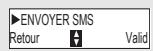 SAGEM D50T - Envoyer un SMS à partir du réseau - 5