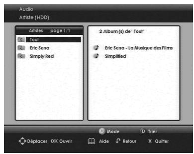 SAGEM DTR 67160 SL-T - 11-5-1 Lecture de fichiers audio - 1