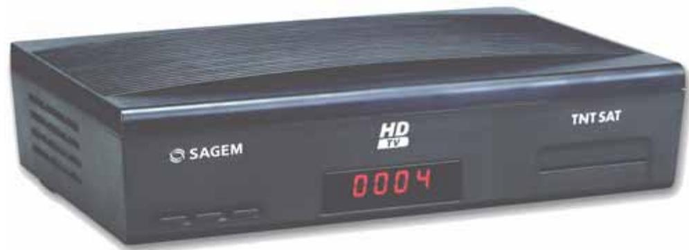 SAGEM ISD91 TNTSAT - Terminal Haute Définition de Réception de TNT gratuite par satellite avec carte d'accès TNTSAT - 2
