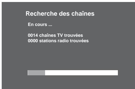 SAGEM ISD91 TNTSAT - 6-1-2-3 Recherche des chaînes - 1