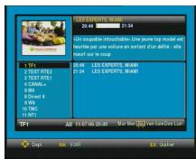 SAGEM ITD58NG FR - 7-9 GUIDE DES PROGRAMMES (non disponible sur ITD 58N/59N/60N) - 1