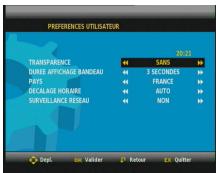 SAGEM ITD58NG FR - PARAMÉTRES UTILISATEUR - 3