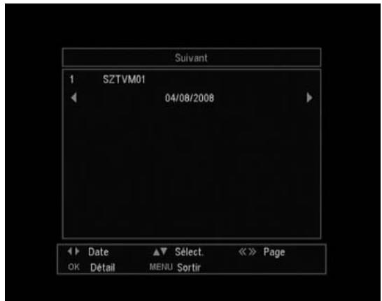 SAGEM ITD63 ECO - Guide électronique des programmes (EPG) - 2