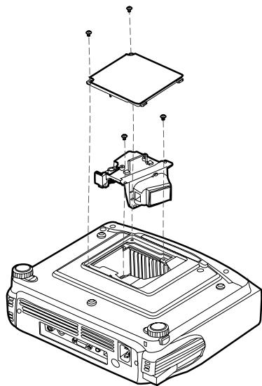 SAGEM MDP 1600 - Remplacer la lampe - 2