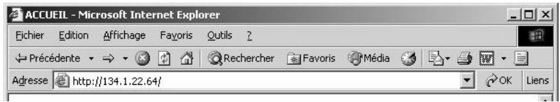 SAGEM MF 3725 - Acceder au Serveur Web - 1