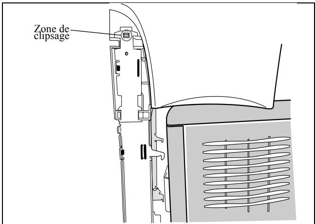 Zone de clipsage