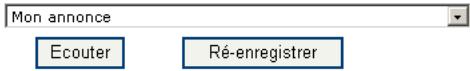 SAGEM OPEN LINE EVA - Lire uneannounce sans prendre de message - 10