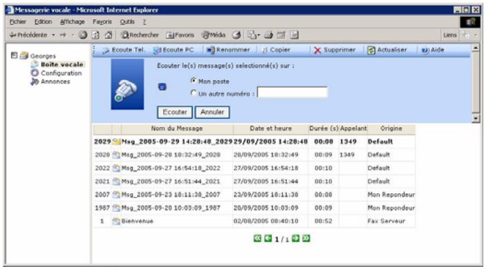 SAGEM OPEN LINE EVA - Consulter vos messages - 2