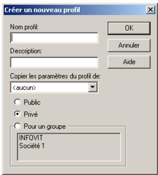 SAGEM OPEN LINE SERVER - Créer un profil - 2