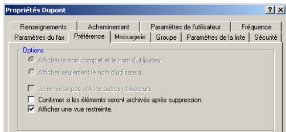 SAGEM OPEN LINE SERVER - Paramétrer les options d'archivage - 2