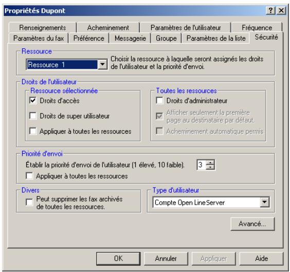 SAGEM OPEN LINE SERVER - Super utiliser et droits de l'administrateur - 1
