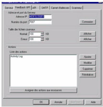 SAGEM OPEN LINE ULTIMATE - Ajouter des actions pour Feedback API - 1