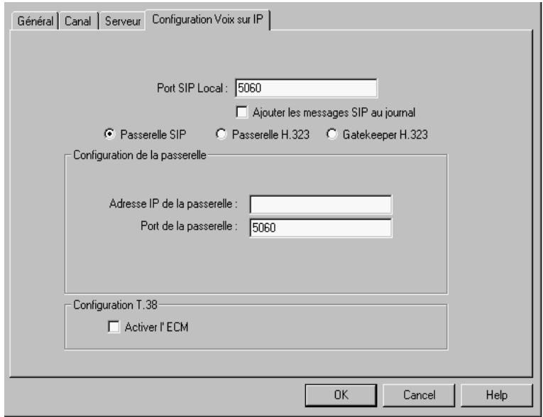 SAGEM OPEN LINE ULTIMATE - Paramètres de configuration de la voix sur IP - 2