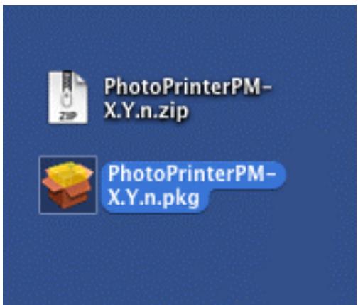 PhotoPrinterPM- X.Y.n.zip PhotoPrinterPM- X.Y.n.pkg