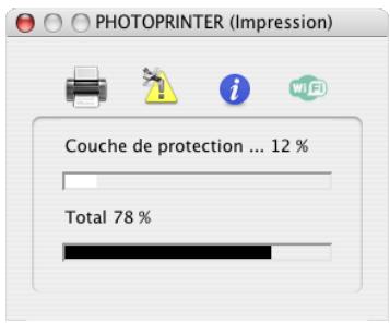 PHOTOPRINTER (Impression) Couche de protection ... 12 % Total 78 %
