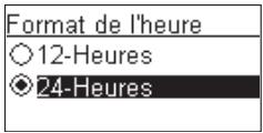 SAGEM WEB TUNER 500 - Format de l'heure - 2