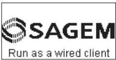 SAGEM WEB TUNER 500 - Configuration en mode client filaire - 2