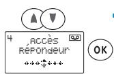 SAGEM WP 22-33 SMS - Annonce répondeur enregistreù à l'aide du combiné - 1