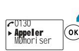 SAGEM WP 22-33 SMS - Effacer un appel reçu ou un numéro composé mémorisé dans le journal - 4
