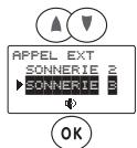 SAGEM WP 22-33 SMS - Mélodie et volume de la sonnerie - 2