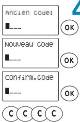 SAGEM WP 22-33 SMS - Modifier le code de la base - 3