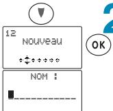 SAGEM WP 22-33 SMS - Ajouter un numéro dans le repertoire - 2