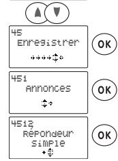 SAGEM WP 22-33 SMS - Annonce répondeur simple - 2