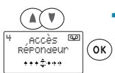SAGEM WP 22-33 SMS - Désactiver le répondeur à l'aide du combiné - 1