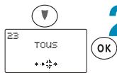 SAGEM WP 22-33 SMS - Effacer un appel reçu ou un numéro composé mémorisé dans le journal - 2