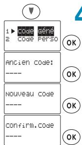 SAGEM WP 22-33 SMS - Code d'interrogation à distance - 4