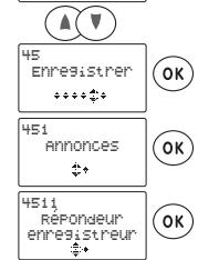 SAGEM WP 22-33 SMS - Enregisterl'announce - 2