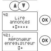 SAGEM WP 22-33 SMS - Annonce répondeur enregistreù à l'aide du combiné - 2