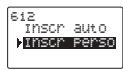 SAGEM WP 22-33 SMS - Inscr auto apparait. - 1