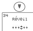 SAGEM WP 22-33 SMS - Activier le réveil - 2