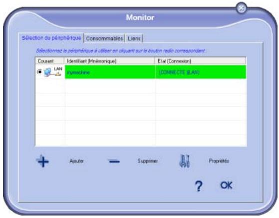 SAGEM AGORIS M943DN - Sélection du périphérique courant - 1