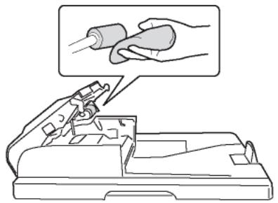 SAGEM AGORIS M943DN - Nettoyage des rouleaux d'entraînement papier du chargeur automatique - 2