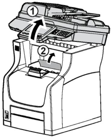 SAGEM AGORIS M943DN - Nettoyage de l'intérieur de l'imprimante - 2