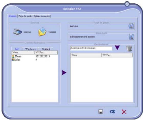 SAGEM AGORIS M943DN - Envoyer une télécopie à partir d'une application - 2