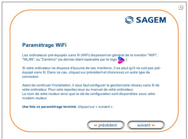 SAGEM FAST 2400 - Interface Wi-Fi intégré de votre ordinateur - 9